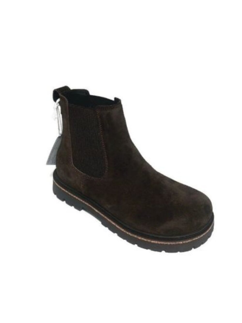 UGG Highwood Slip On Boots Womens Size 9 EU 40 Mocha Brown Suede Leather Regular - Picture 1 of 9